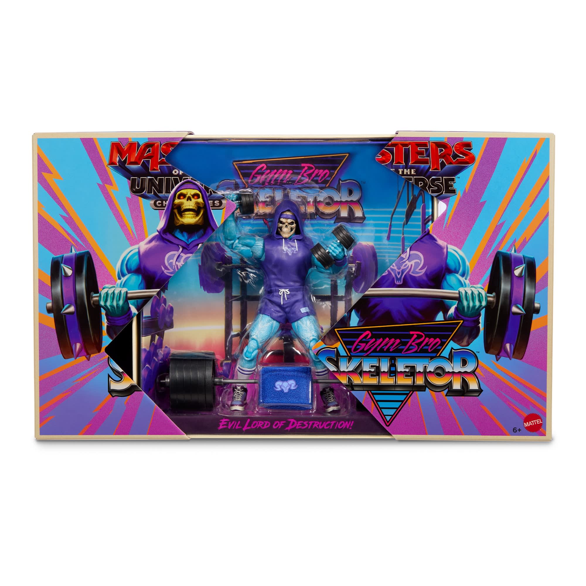 MATTEL Masters of the Universe Gym Bro Skeletor Action Figure Sekelot Action Figure, product photo