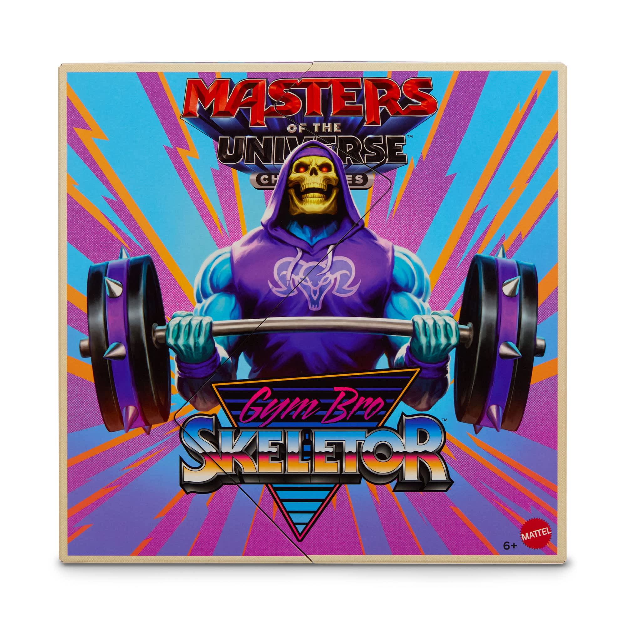 MATTEL Masters of the Universe Gym Bro Skeletor Action Figure Sekelot Action Figure, product photo 4