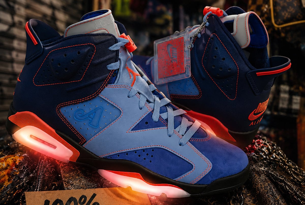JORDAN Jordan 6 Retro Awake NY Midnight Navy, product photo 2